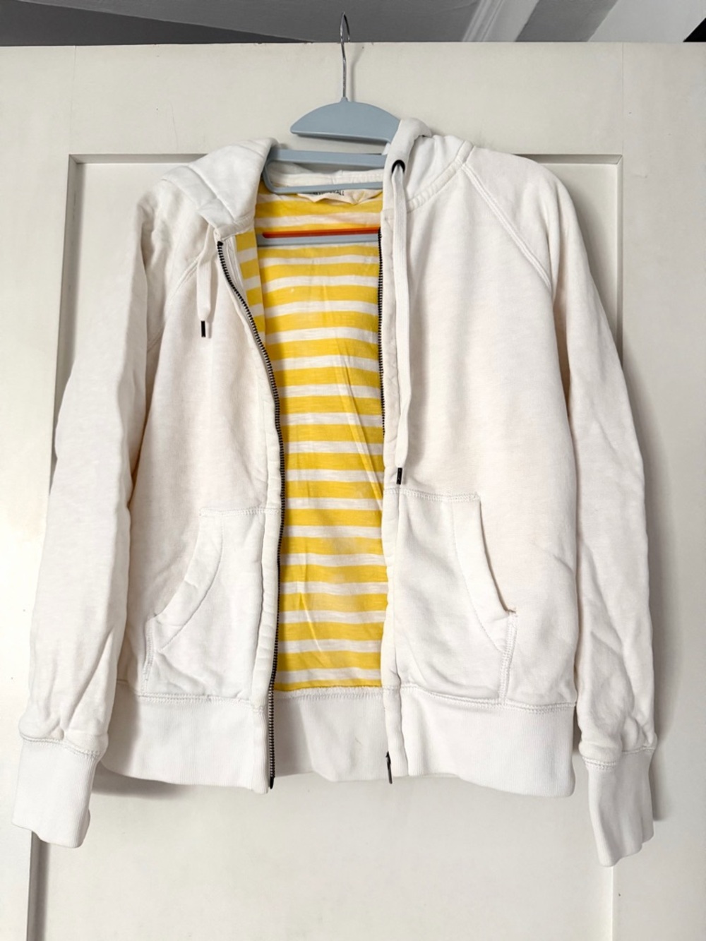 J. Crew Slub French Terry Zip-Up Hoodie